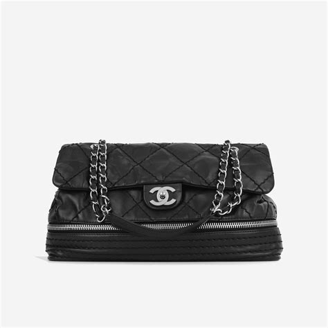 chanel expandable ligne flap bag quilted